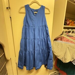 Banana Republic Vibrant Blue Tiered Kids Dress